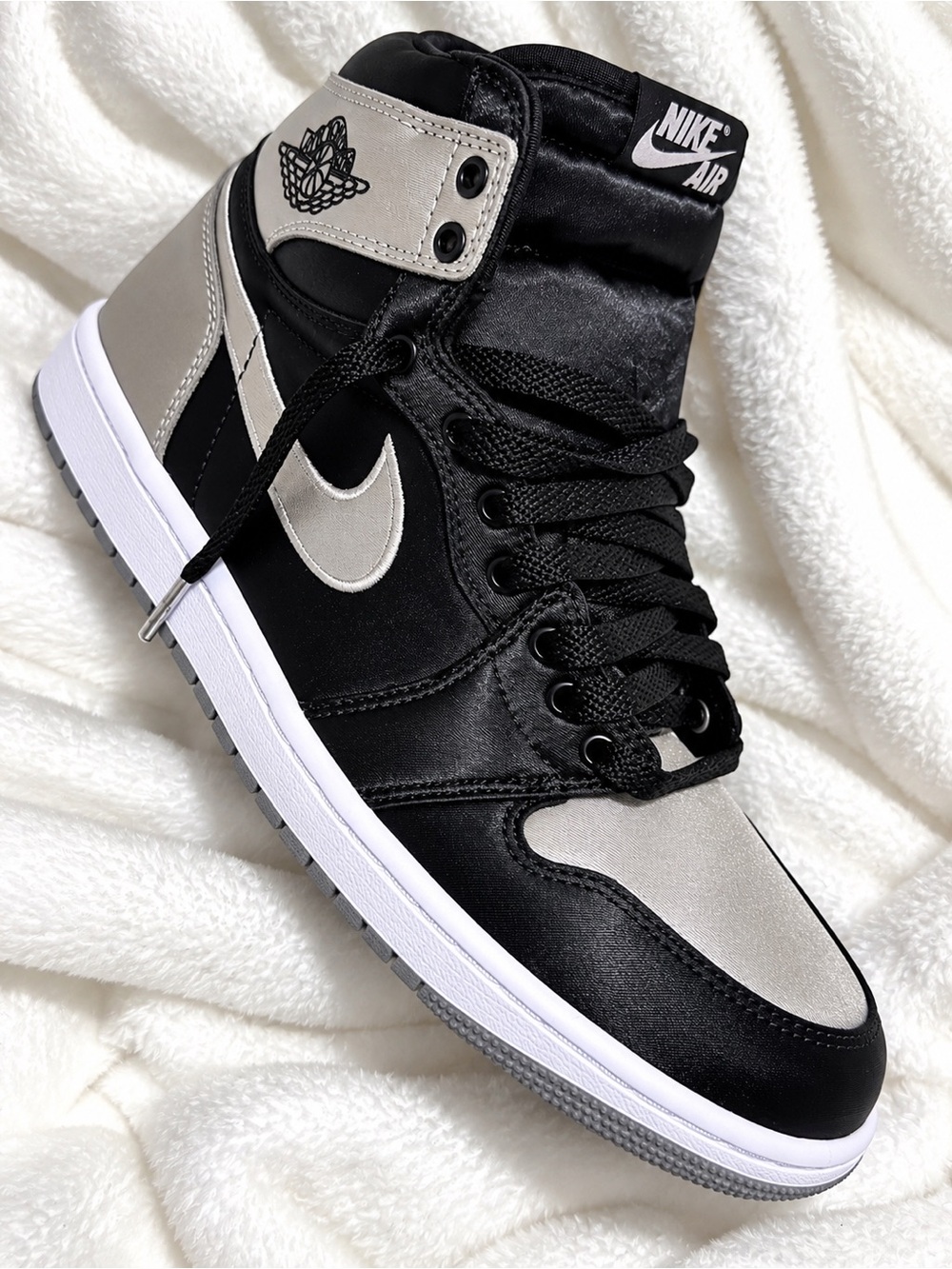 Nike High-Top Sneakers in Black and Gray